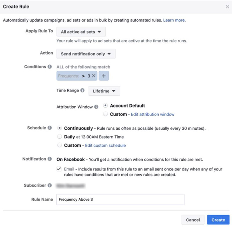Facebook Ads Frequency Cap Image 3 - How to Create a Facebook Ad Campaign
