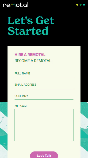 Custom WordPress Back-End | Hire Remotal Project