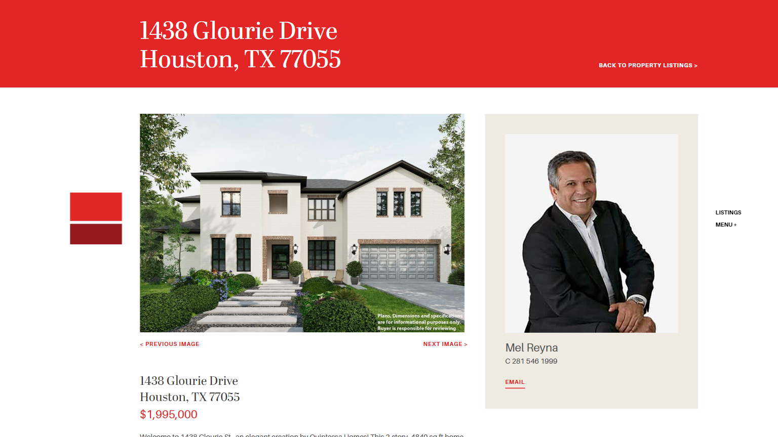 Custom MLS Website Integration | The Reyna Group Project