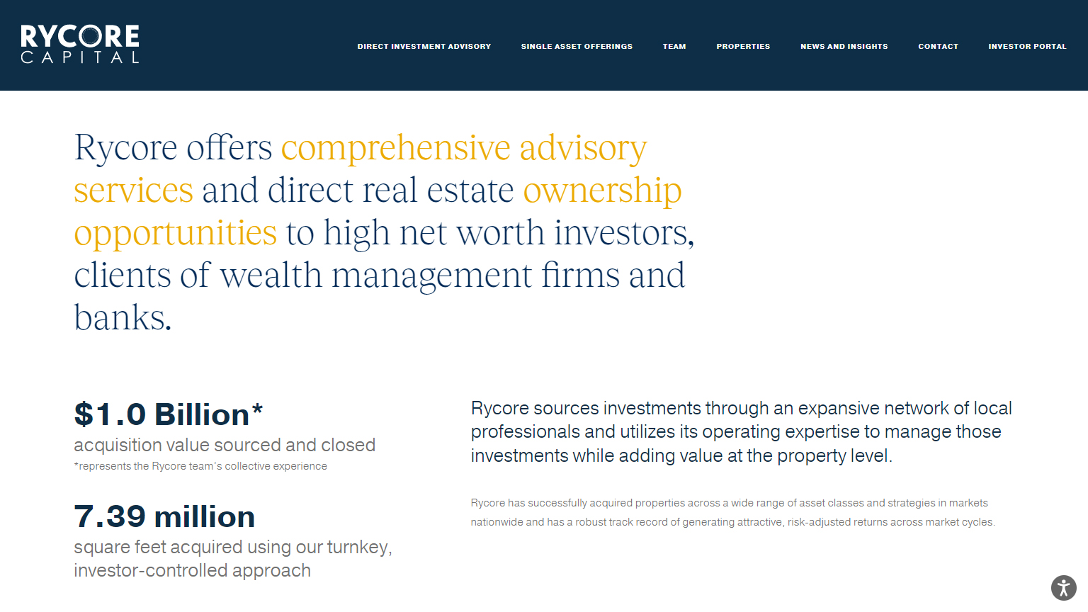 Streamline Conversion Focus | Rycore Capital Project