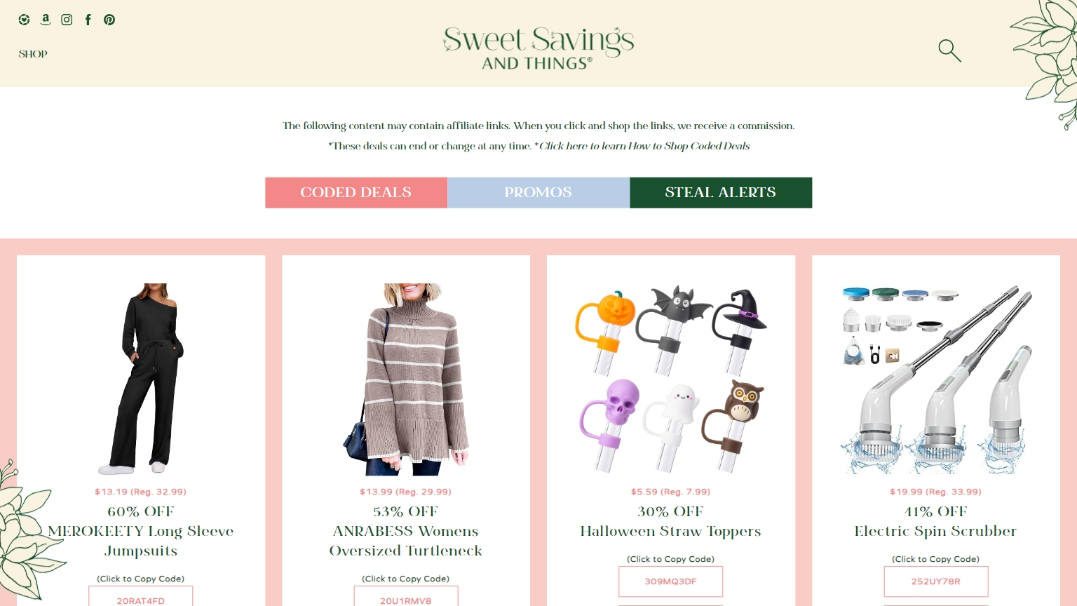 Advanced Affiliate Marketing Website Integrations | Sweet Savings and Things Project