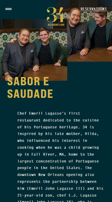 Enhanced User Interaction | 34 Restaurant & Bar Project