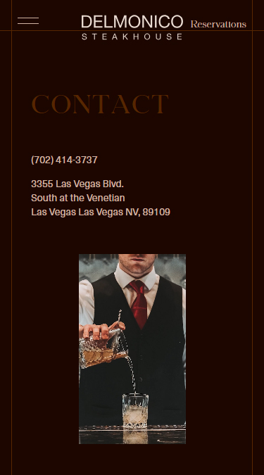 Enhanced User Interaction | Delmonico Steakhouse in Las Vegas Project