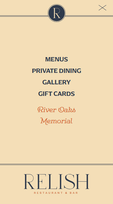 Enhanced User Interaction | Relish Restaurant & Bar Project