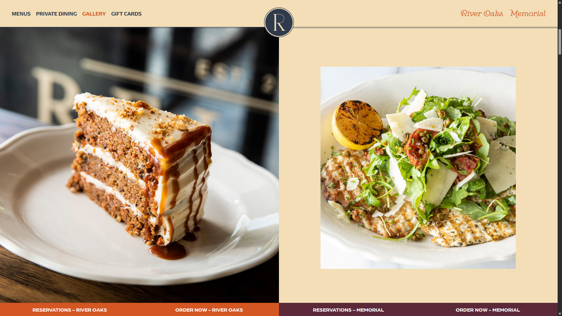 Simplified Menu Access | Relish Restaurant & Bar Project