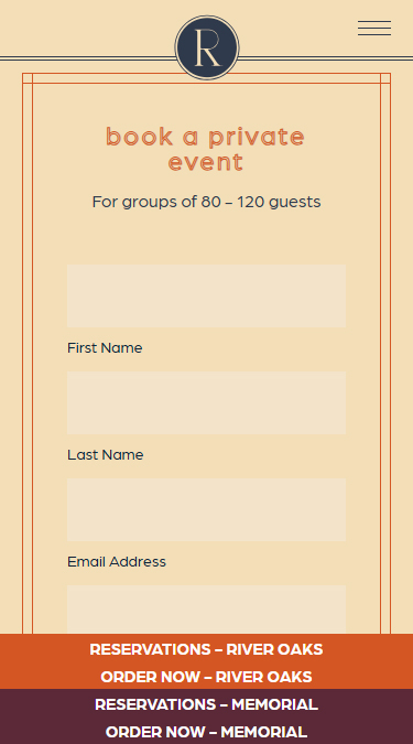 Enhanced User Interaction | Relish Restaurant & Bar Project
