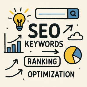 SEO Keywords Illustration