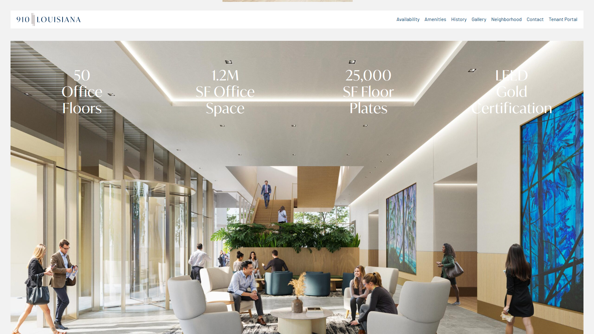 Architectural Storytelling & History Timeline | 910 Louisiana Project