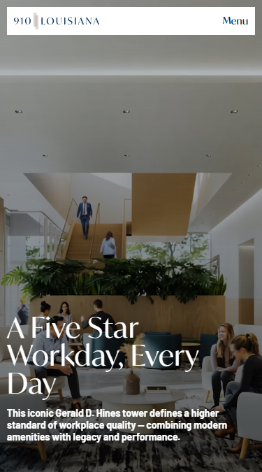 Amenity Showcase with Gallery Integration | 910 Louisiana Project