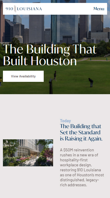 Leasing Conversion Architecture | 910 Louisiana Project