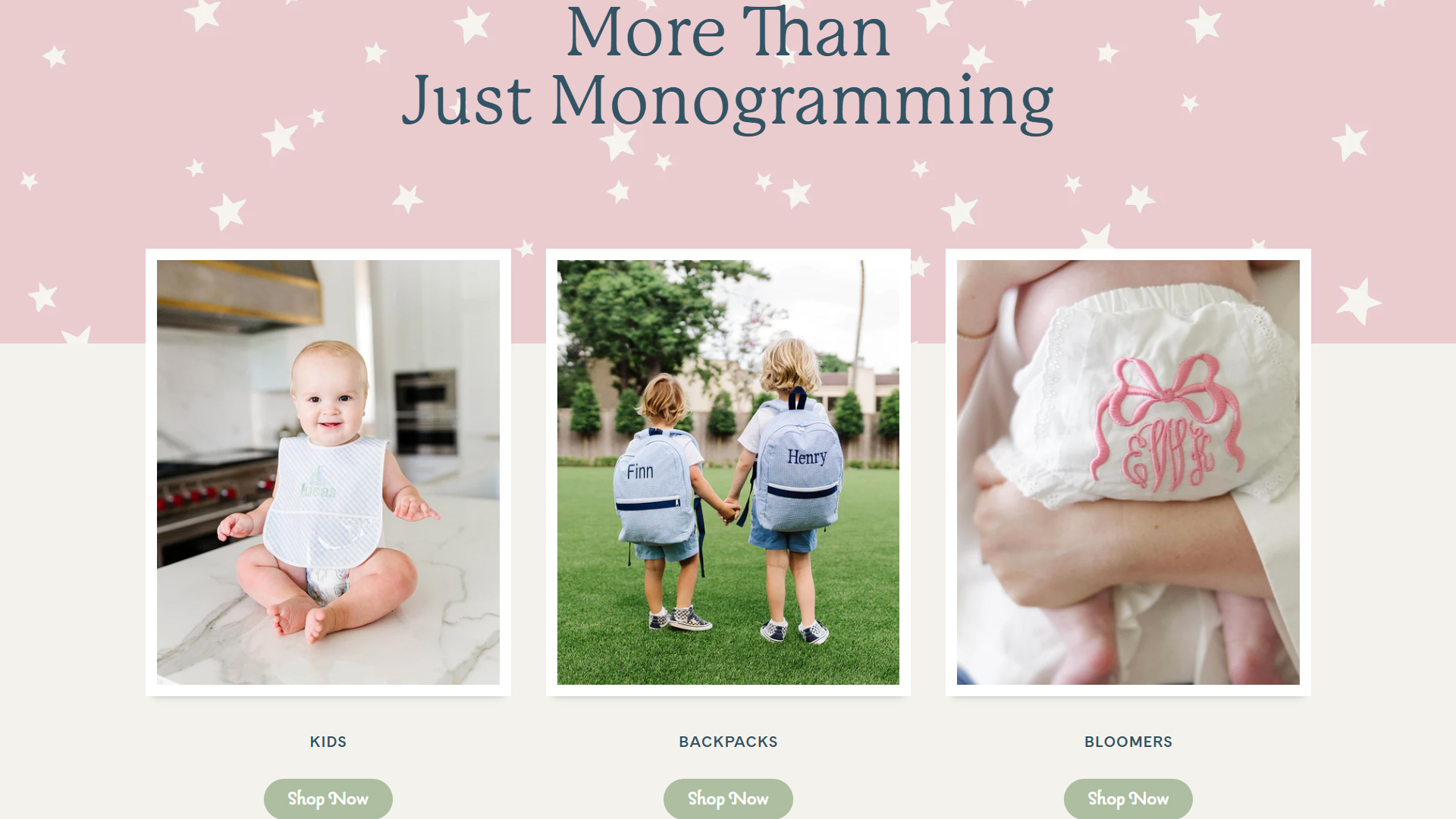 Custom Shopify Gift Shop Theme Development | The Monogram Shop Project
