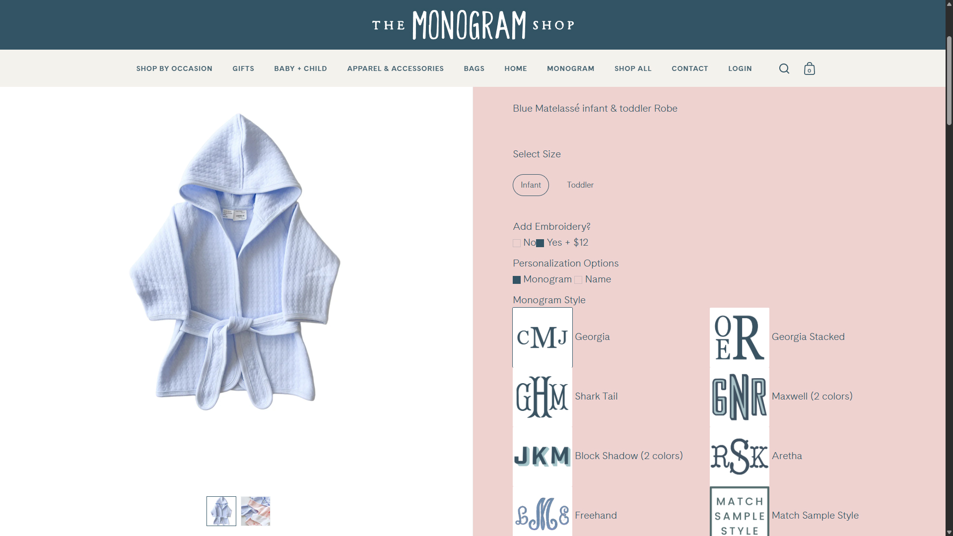 Custom Monogram & Personalization Order Workflow | The Monogram Shop Project