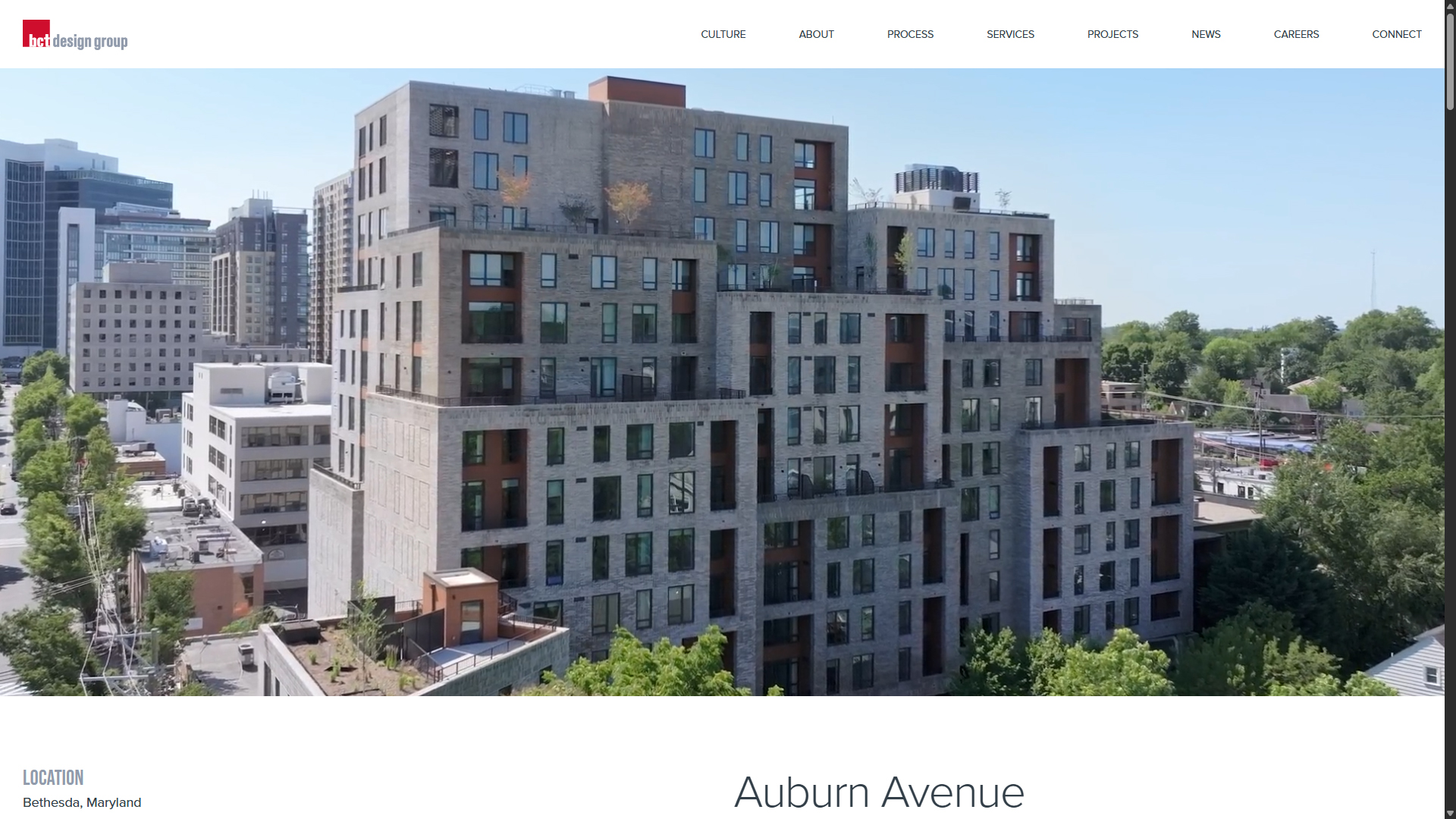 Project Detail Pages with Vimeo Video Integration | BCT Design Group Project