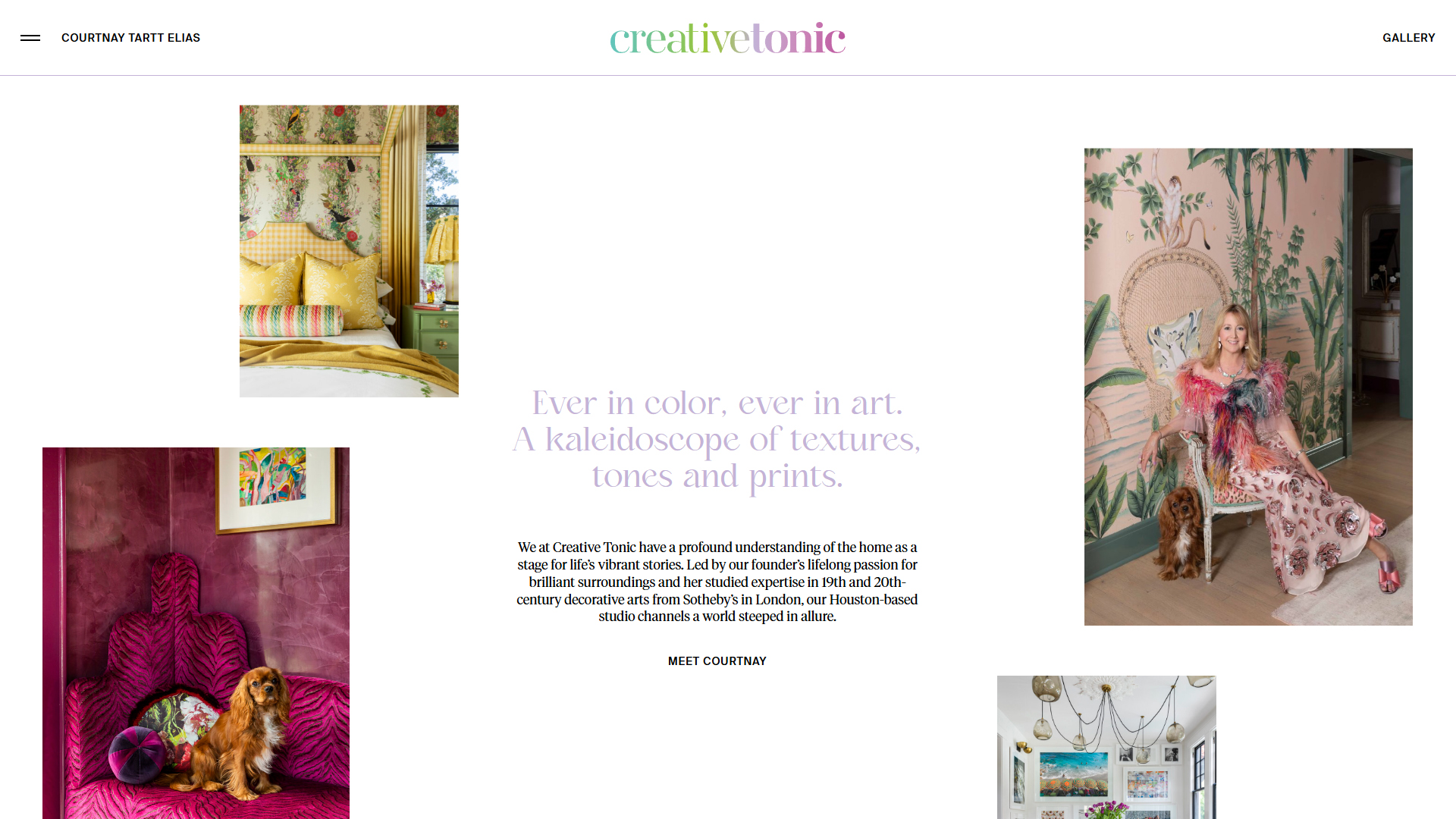 Interior Design Firm WordPress Architecture | Creative Tonic Design Project
