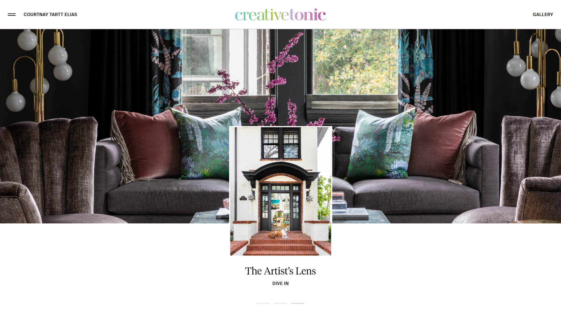 Interior Design Firm WordPress Architecture | Creative Tonic Design Project