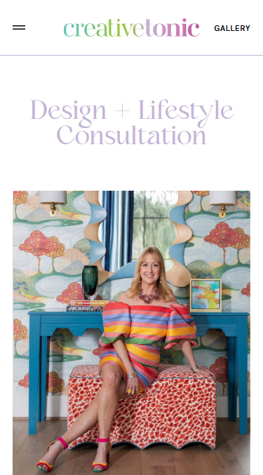 Client Inquiry & Consultation Lead Generation | Creative Tonic Design Project