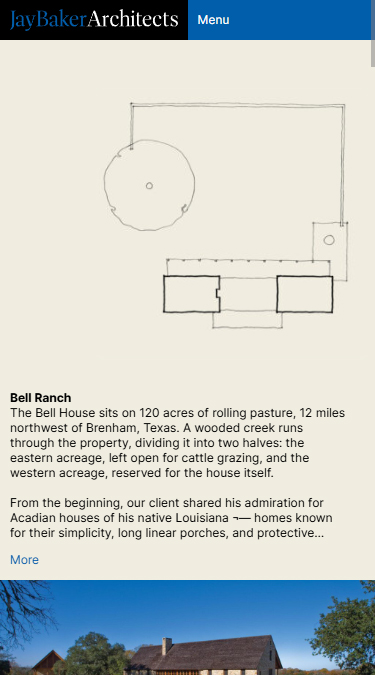 Mobile-Responsive Architect Website Design | Jay Baker Architects Project