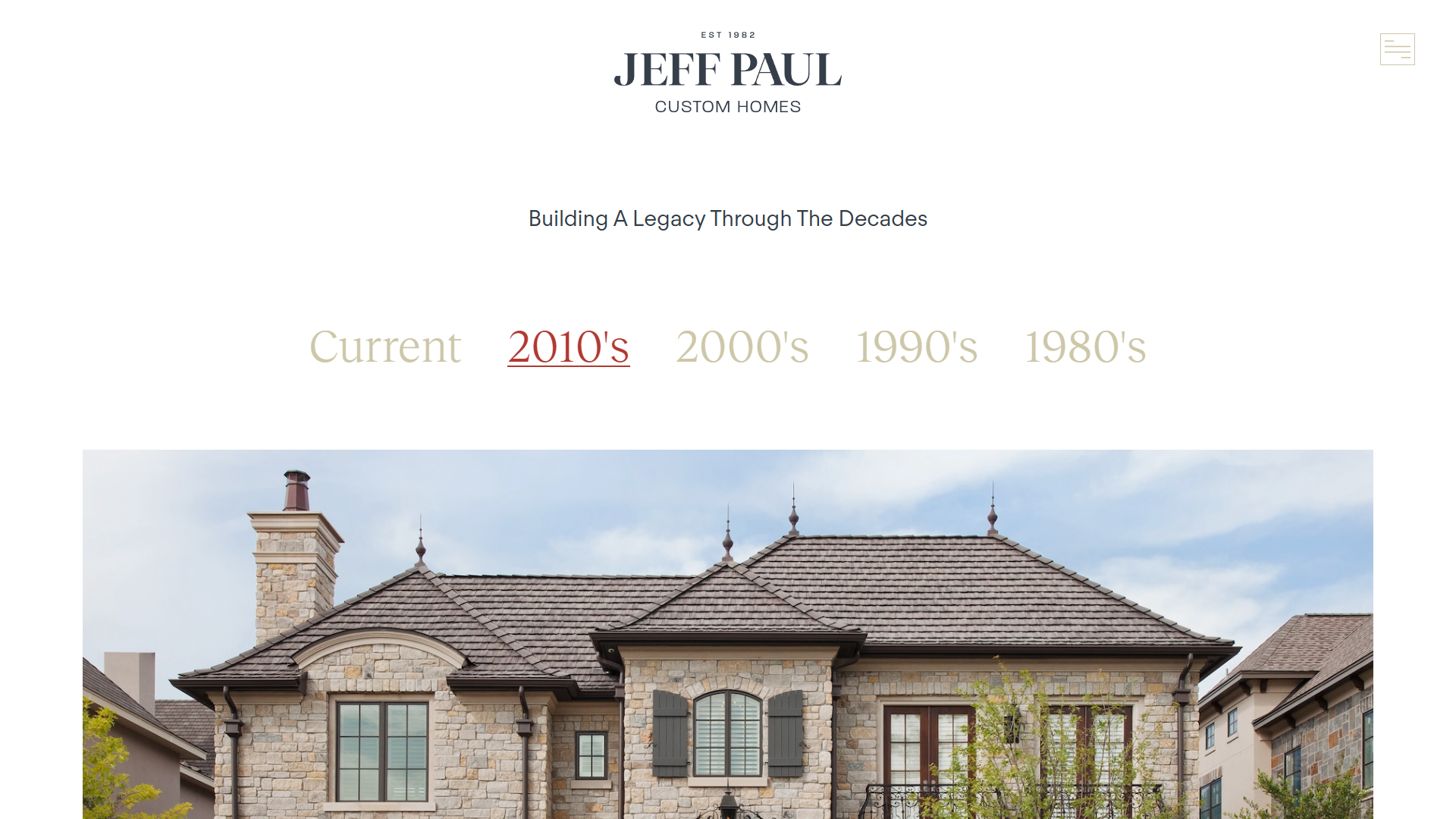 Photography-First Gallery & Press Sections | Jeff Paul Custom Homes Project