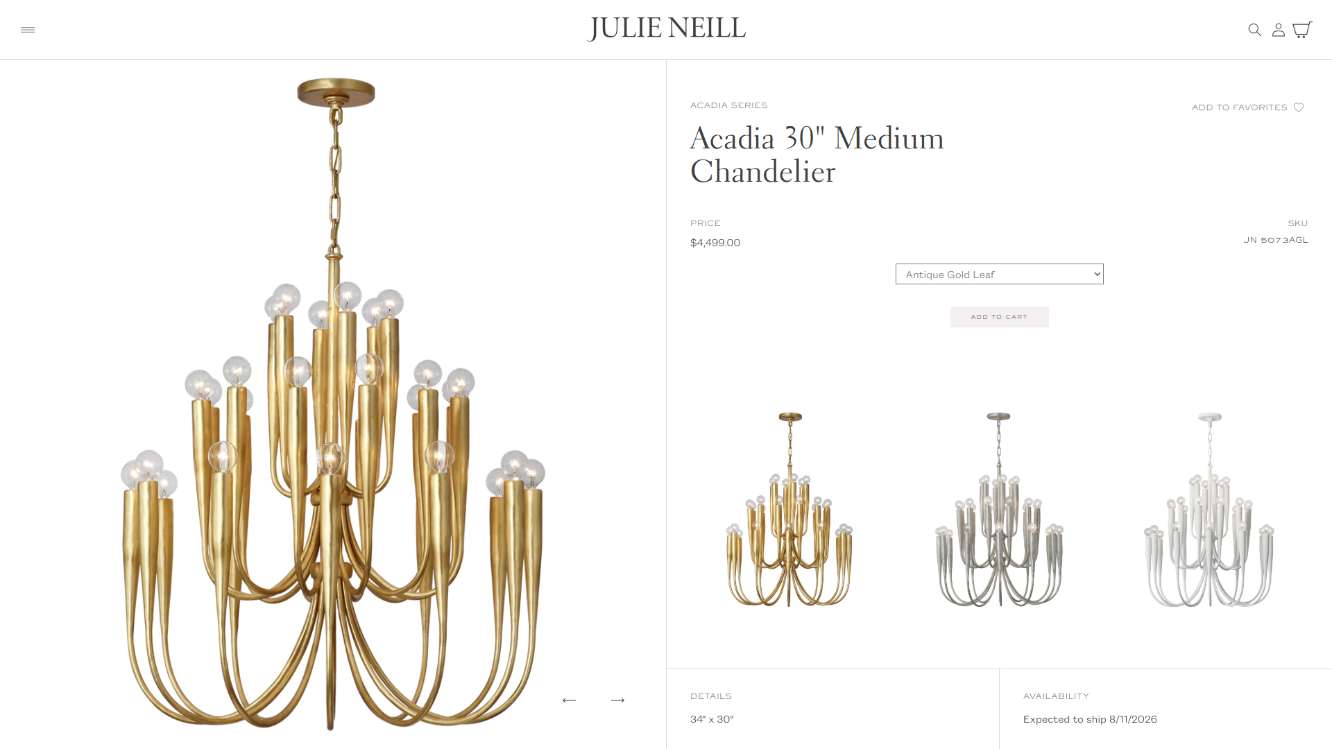 Custom Shopify Theme Development | Julie Neill Designs Project