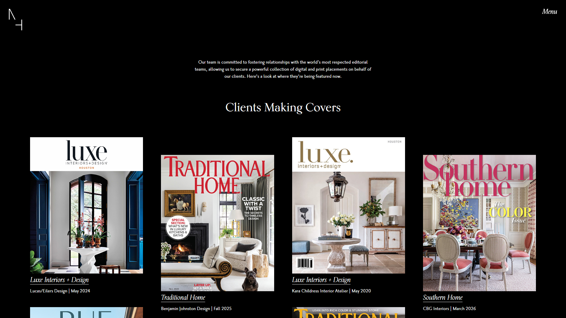 Press Archive & Editorial Portfolio CMS | Megan Hotze Editorial Project