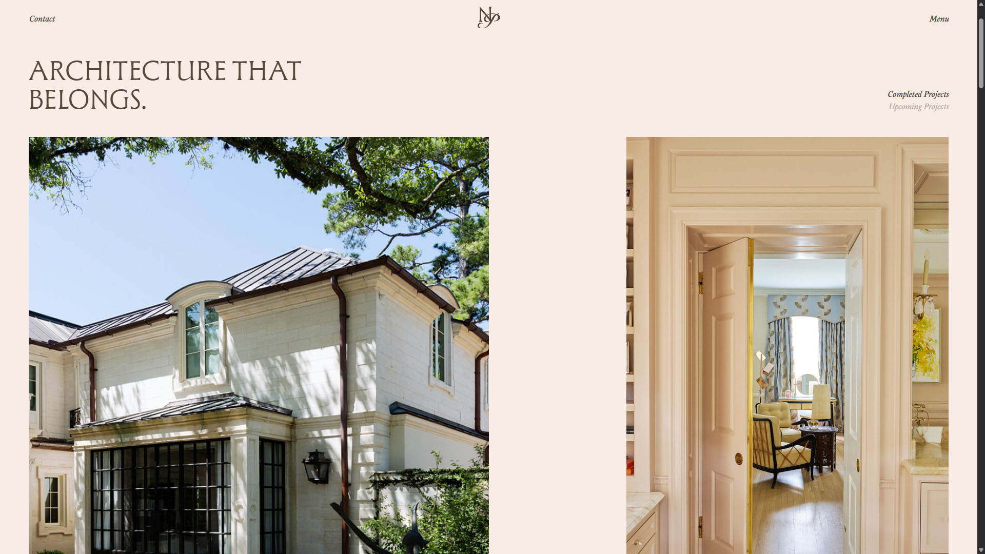 Editorial CMS: Process, Recognition and Contact | Nadia Palacios Architecture Project