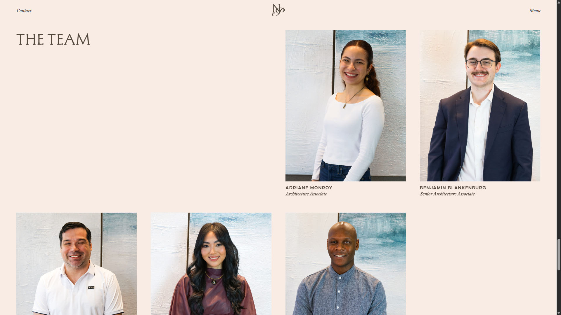 Editorial CMS: Process, Recognition and Contact | Nadia Palacios Architecture Project