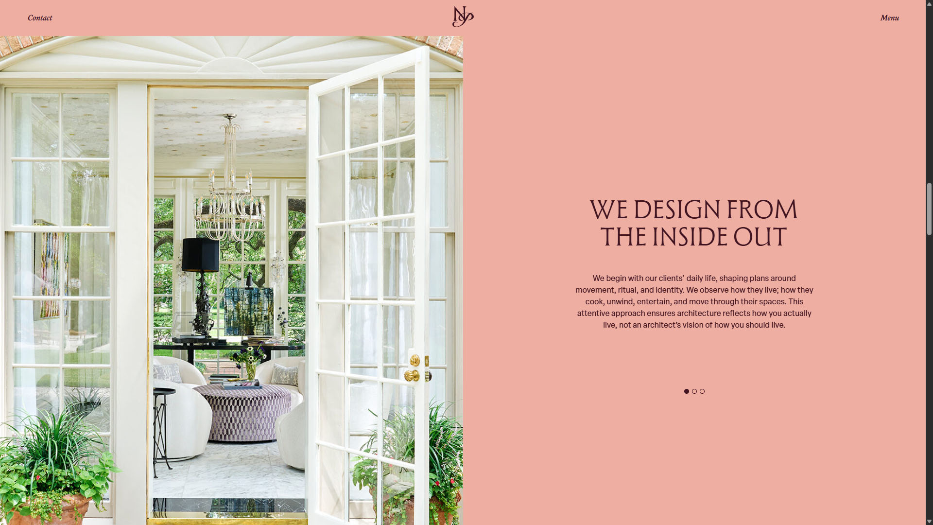 Custom Theme Build: Typography, Motion and Performance | Nadia Palacios Architecture Project