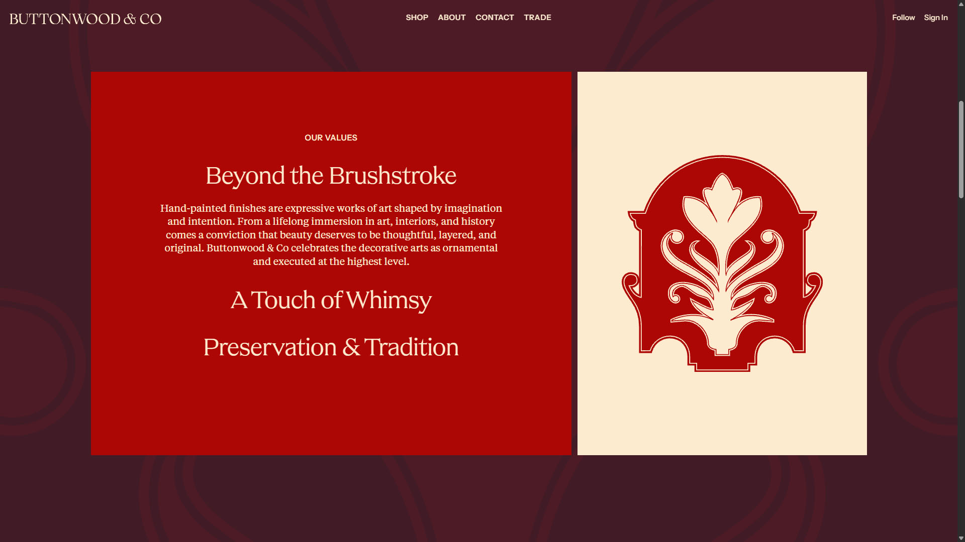 Custom Shopify Theme Development from Designer Comps | Buttonwood & Co Project