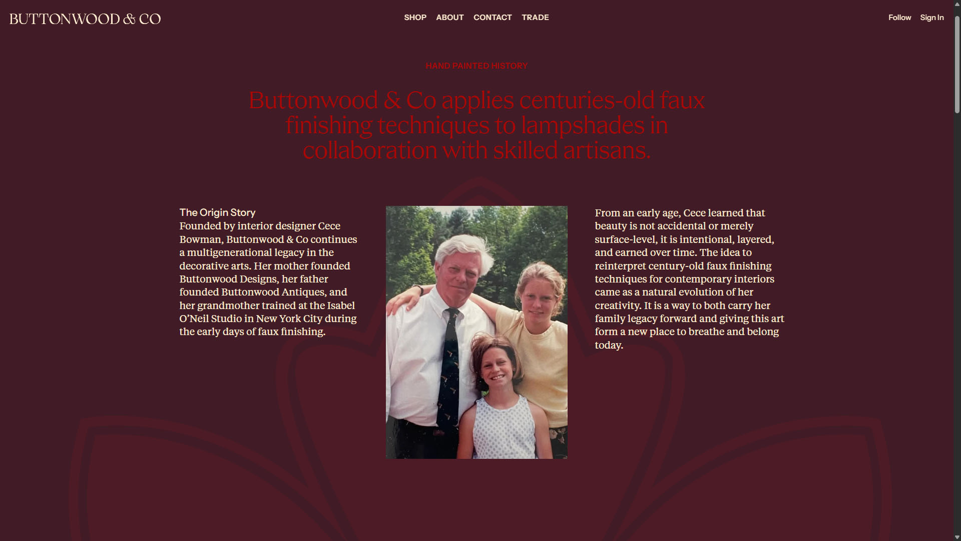 Custom Shopify Theme Development from Designer Comps | Buttonwood & Co Project